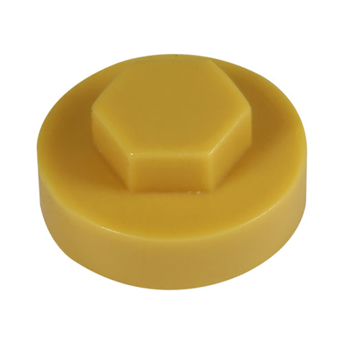 This is an image of Timco - Hex Head Cover Caps - Bamboo 16mm - (1000 PCS Bag) 1608C35CAP