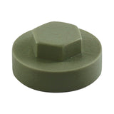 This is an image of Timco - Hex Head Cover Caps - Svelte Grey 16mm - (1000 PCS Bag) 1610B23CAP