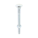 This is an image of Timco - Carriage Bolts & Hex Nuts - Zinc M16 x 200mm - (5 PCS Box) 16200CB