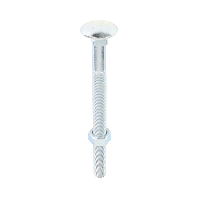 This is an image of Timco - Carriage Bolts & Hex Nuts - Zinc M16 x 200mm - (5 PCS Box) 16200CB
