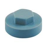 This is an image of Timco - Hex Head Cover Caps - Squirrel 16mm - (1000 PCS Bag) 16RAL7000CAP