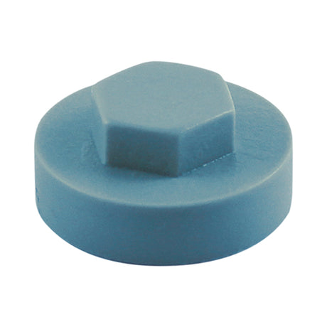 This is an image of Timco - Hex Head Cover Caps - Squirrel 16mm - (1000 PCS Bag) 16RAL7000CAP