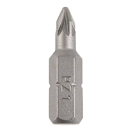 This is an image of Timco - S2 Driver Bits - PZ No.1 x 25 (10 Pieces Blister Pack) 1CB25PACK