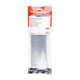 This is an image of Timco - Victorian Letter Plate - Satin Chrome 250 x 74 (1 Each TIMbag) 200021P