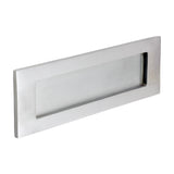 This is an image of Timco - Victorian Letter Plate - Satin Chrome 250 x 74 (1 Each Box) 200021