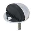 This is an image of Timco - Oval Door Stop - Polished Chrome 47mm (1 Each TIMpac) 200090P