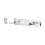 This is an image of Timco - Necked Barrel Bolt - Satin Chrome 100 x 25mm (1 Each TIMpac) 200158P