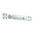 This is an image of Timco - Architectural Flat Section Bolt - Satin Chrome 150 x 35mm (1 Each TIMpac) 200222P