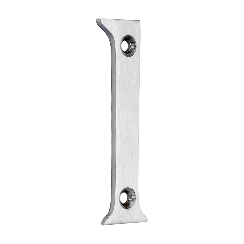 This is an image of Timco - Door Numeral 1 - Satin Chrome 75mm (1 Each Bag) 200280