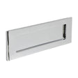 This is an image of Timco - Victorian Letter Plate - Polished Chrome 250 x 74 (1 Each TIMbag) 200351P