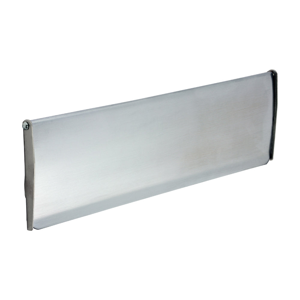 This is an image of Timco - Letter Tidy - Satin Chrome 302 x 86 (1 Each Box) 200358