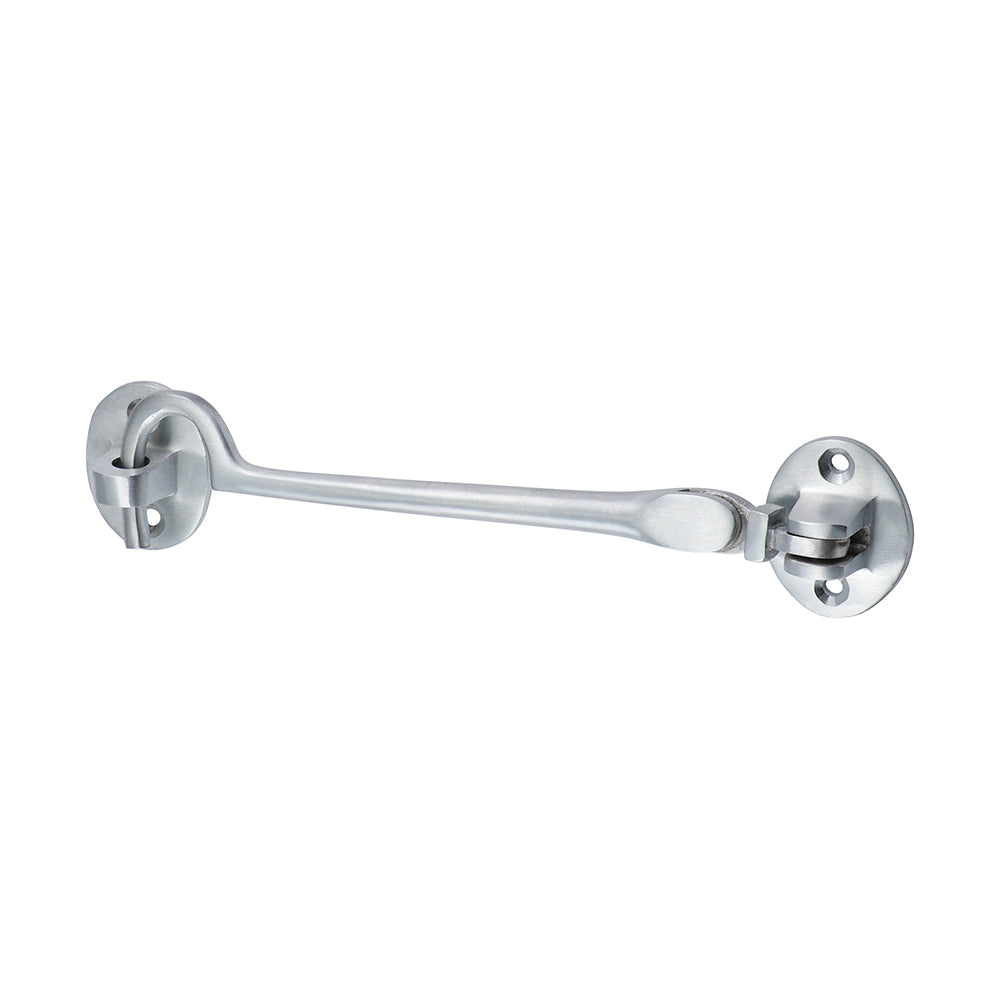 This is an image of Timco - Cabin Hook - Satin Chrome 150mm (1 Each Bag) 200385