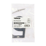 This is an image of Timco - Door Numeral 5 - Polished Chrome 75mm (1 Each Bag) 200422