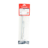 This is an image of Timco - Lever Action Flush Bolt - Polished Chrome 200 x 19mm (1 Each TIMpac) 200477P