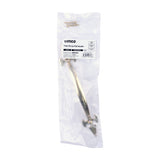 This is an image of Timco - Fleur De Lys Pull Handle - Polished Brass 178mm (1 Each Bag) 200563