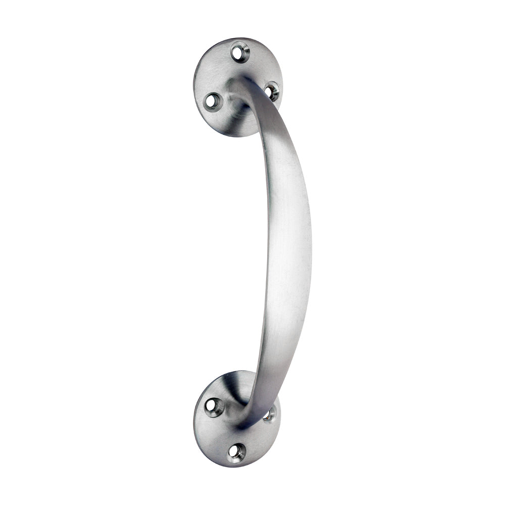 This is an image of Timco - Bow Handle - Satin Chrome 152mm (1 Each Bag) 200593