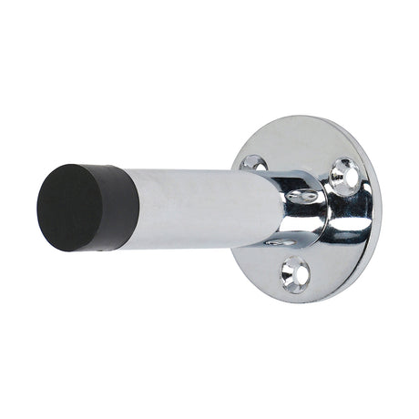 This is an image of Timco - Projection Door Stop - Polished Chrome 70mm (1 Each TIMpac) 200624P