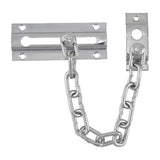 This is an image of Timco - Door Chain - Satin Chrome 85mm (1 Each Bag) 200654