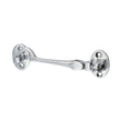 This is an image of Timco - Cabin Hook - Satin Chrome 100mm (1 Each Bag) 200749