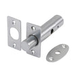 This is an image of Timco - Door Rack Bolts - Satin Chrome 60mm (2 Pieces Bag) 200789
