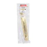 This is an image of Timco - Architectural Flat Section Bolt - Polished Brass 210 x 35mm (1 Each Bag) 200854