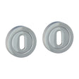 This is an image of Timco - Standard Profile Escutcheon - Polished Chrome 51mm (1 Pairs Blister Pack) 200876