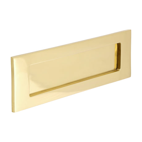 This is an image of Timco - Victorian Letter Plate - Polished Brass 250 x 74 (1 Each TIMbag) 200896P