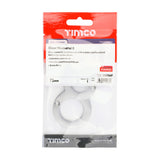This is an image of Timco - Door Numeral 8 - Satin Chrome 75mm (1 Each TIMpac) 200964P