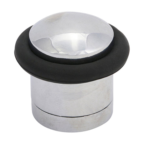 This is an image of Timco - Cylinder Door Stop - Polished Chrome 41mm (1 Each TIMpac) 200975P