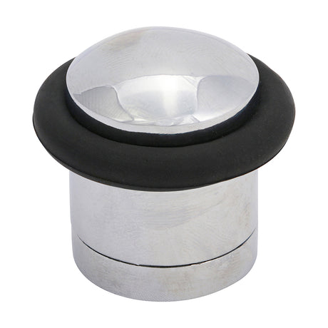 This is an image of Timco - Cylinder Door Stop - Polished Chrome 41mm (1 Each Bag) 200975