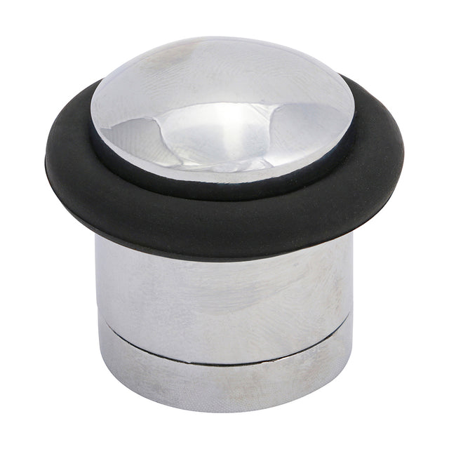 This is an image of Timco - Cylinder Door Stop - Polished Chrome 41mm (1 Each Bag) 200975