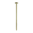 This is an image of Timco - Timber Screws - TX - Wafer - Exterior - Green 8.0 x 200mm - (4 PCS TIMpac) 200INDEXWP