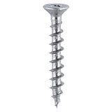 This is an image of Timco - Window Fabrication Screws - Countersunk with Ribs - PH - Single Thread - Gimlet Point - Zinc 4.3 x 16mm - (1000 PCS Box) 201Z