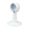 This is an image of Timco - End Brackets - For Round Tube - White 25mm (2 Pieces TIMpac) 204155P