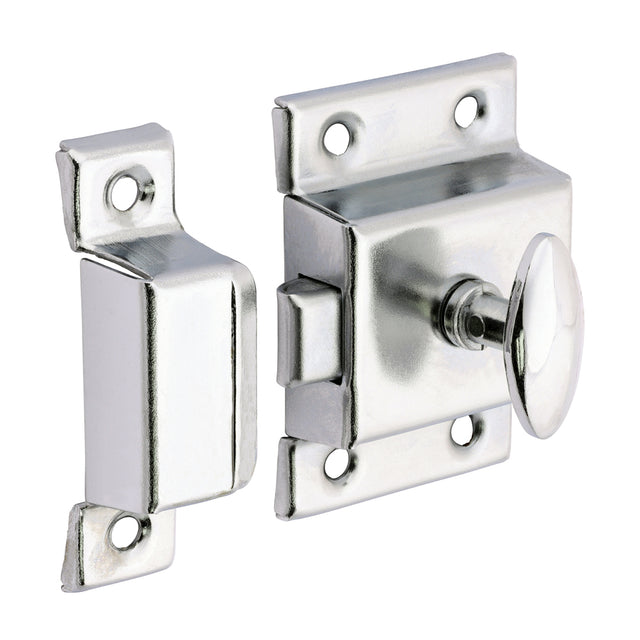 This is an image of Timco - Cupboard Catch - Nickel 38 x 56 (1 Each TIMpac) 204321P