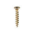 This is an image of Timco - Window Fabrication Screws - Countersunk with Ribs - PH - Single Thread - Gimlet Point - Yellow 4.3 x 25mm - (1000 PCS Box) 204Y