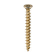 This is an image of Timco - Window Fabrication Screws - Countersunk with Ribs - PH - Single Thread - Gimlet Point - Yellow 4.3 x 40mm - (1000 PCS Box) 206Y