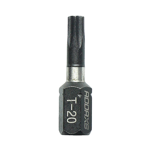 This is an image of Timco - Impact Driver Bits - TX TX20 x 25 (10 Pieces Handy Bit Pack) 20TX25X6