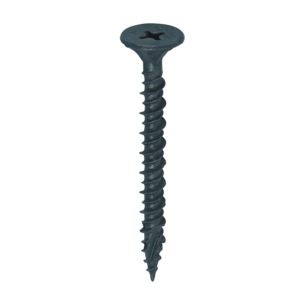 This is an image of Timco - Drywall Construction Timber Stud Cement Board Screws - PH - Countersunk Wafer - Twin-Cut - Exterior - Silver Organic 4.2 x 42mm - (200 PCS Box) 217796