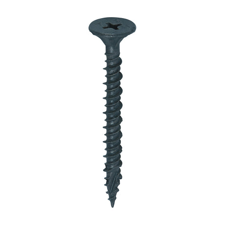 This is an image of Timco - Drywall Construction Timber Stud Cement Board Screws - PH - Countersunk Wafer - Twin-Cut - Exterior - Silver Organic 4.2 x 42mm - (200 PCS Box) 217796