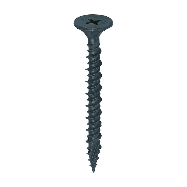This is an image of Timco - Drywall Construction Timber Stud Cement Board Screws - PH - Countersunk Wafer - Twin-Cut - Exterior - Silver Organic 4.2 x 42mm - (200 PCS Box) 217796