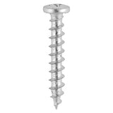 This is an image of Timco - Window Fabrication Screws - Friction Stay - Shallow Pan with Serrations - PH - Single Thread - Gimlet Tip - Stainless Steel 4.8 x 25mm - (1000 PCS Box) 217SS