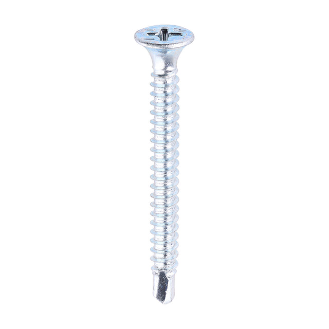 This is an image of Timco - Cill Screws - Bugle - PH - Self-Tapping Thread - Self-Drilling Point - Zinc 4.2 x 42mm - (500 PCS Box) 224Z