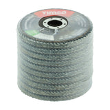 This is an image of Timco - Set of Flap Discs - Zirconium - Type 29 Conical - P40 Grit 115 x 22.23 (10 Pieces Box) 231444