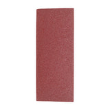 This is an image of Timco - 1/3 Sanding Sheets - 60 Grit - Red - Unpunched 93 x 230mm (5 Pieces Pack) 231467