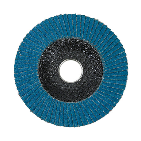 This is an image of Timco - Flap Disc - Zirconium - Type 29 Conical - P60 Grit 115 x 22.23 (1 Each Pack) 231528