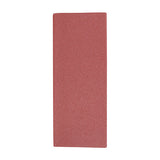 This is an image of Timco - 1/3 Sanding Sheets - 120 Grit - Red - Unpunched 93 x 230mm (5 Pieces Pack) 231751