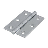 This is an image of Timco - Performance Ball Race Hinge - Solid Brass - Polished Chrome 76 x 50 (1 Pairs Box) 234011