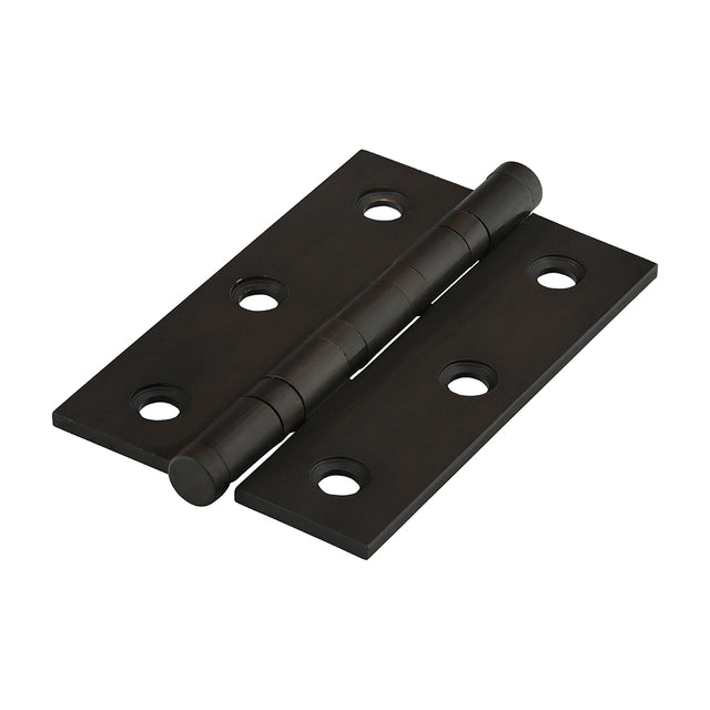 This is an image of Timco - Performance Ball Race Hinge - Solid Brass - Bronze 76 x 50 (1 Pairs Box) 234185