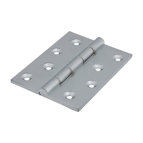 This is an image of Timco - Double Stainless Steel Washered Butt Hinge - Solid Brass - Satin Chrome 102 x 75 (1 Pairs Box) 234210